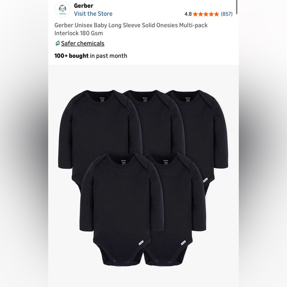 Bay gerber onesies / carters